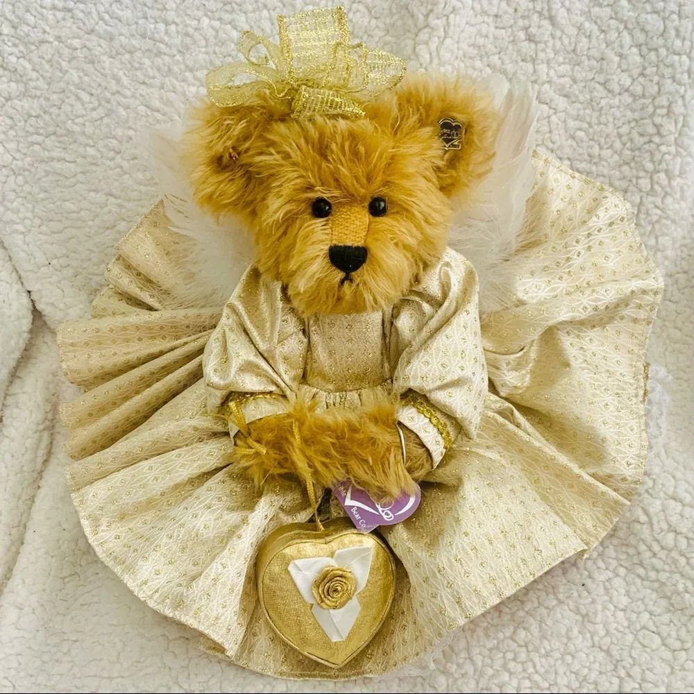 Goldie The 50th Golden Angel‎ Bear 14" Bear by Annette Funicello Knickerbocker